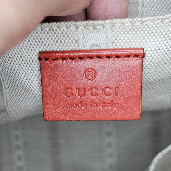 Gucci Bright Red Small Bucket Crossbody Bag - Picture 11 of 14